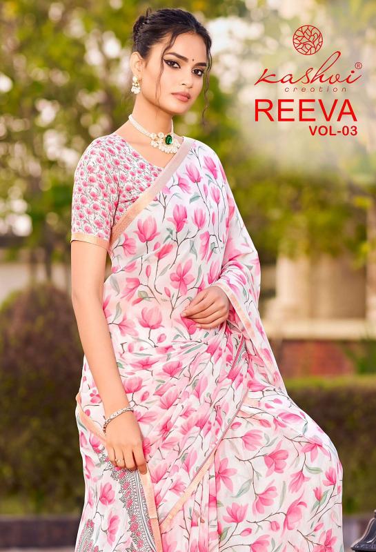 Kashvi reeva vol 3 saree wholesale online shopping